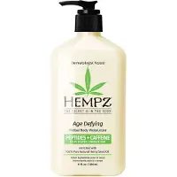 Hempz , Leeftijd Verjongende Kruidige Lichaamsmoisturizer, Peptiden + Koffie, 17 fl oz (500 ml)