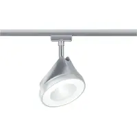 Paulmann URail Arena LED spot dimbaar chroom 4000K Arena,, alu / grijs / zink, Woon-/ Eetkamer, metaal, Modern