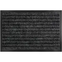 Karat Dura Deurmat - Robuust & Duurzaam - In vele Maten en Kleuren - Antislip Schoonloopmat - Voor Binnen en Buiten - Antraciet - 50 x 80 cm