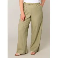Base Level Curvy Linnen broek Yula