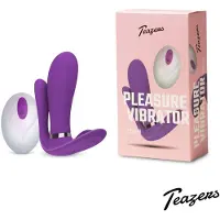 Teazers - Purple Pleaser Vibrator met Afstandsbediening - Oplaadbaar - Waterproof - Vibrators voor Vrouwen - Sex Toys voor Vrouwen - Buttplugs - G-Spot Vibrator - Buttplug Vibrator - Dildo - Paars