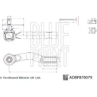 Blue Print ADBP870079 Stuurkogel