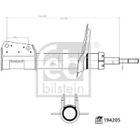 FEBI BILSTEIN 194205 Schokdemper