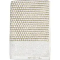 Mette Ditmer Grid handdoek 50x100 cm Sand-off white