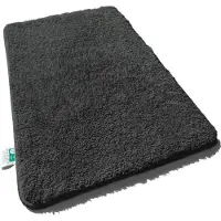 Casa Pura Badmat SKY - Badmat in Vierkant & Rond - Antisliprug - Zwart - 50 x 60 cm