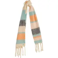 White Stuff Shelly Skinny Scarf Natural Multi Size: OS | Scarves Outlet | Dames |