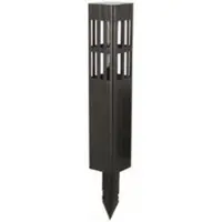 Luxform Solar Paallamp 1-delig Set | Florida | 20 Lumen | Zwart