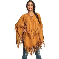 Boland Verkleedponcho Indiaan Dames Bruin One Size