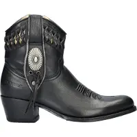 Sendra leren cowboylaarzen zwart female | Maat: 38