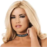 Rimba - Halsband - Collar Met Tekst - Submissive - Verstelbaar - Siliconen