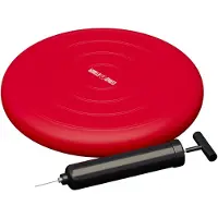 Gorilla Sports Balanskussen incl. pomp Rood