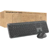 Logitech 920-012508 toetsenbord Inclusief muis Kantoor RF-draadloos + Bluetooth QWERTY US International Grafiet