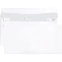 Clairalfa enveloppen DL 110x220 mm wit 80g 500 stuks