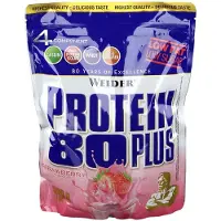 Weider 80 Plus Eiwit 500 g aardbei