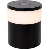 Atmooz Utah Tafellamp – Ø7 cm – Zwart – 10 cm Hoog – Oplaadbaar – Geïntegreerde LED – Tafellamp