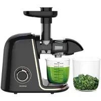 Cadro Slow Juicer KB-7867 – 150W | 700 ml | Cold Press | Groenten en Fruitpers – Roségouden Accenten | Luxe Design & Hoog Saprendement