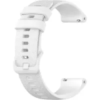 Eforyou Siliconen Bandje voor Garmin Venu 3S / 2S / Vivomove 3S 18 mm – Wit