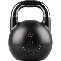 Matchu Sports Competition Kettlebell 8 kg Staal - Zwart - 28cm - Ø 21cm - Staal