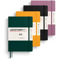 Leuchtturm Notebook A5 Medium Expanded 411 Dotted Black