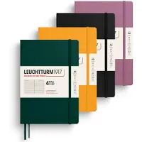 Leuchtturm Notebook A5 Medium Expanded 411 Gelinieerd Dusty Rose