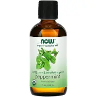Now , Organische Essentiële Olieën, Pepermunt, 4 fl oz (118 ml)