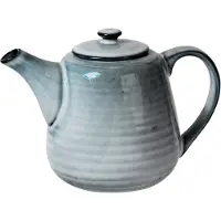 Broste Copenhagen Nordic Sea theepot 17,5 cm aardewerk blauw
