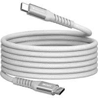 Verbatim Sync & Charge USB-C naar USB-C 100W magnetische kabel 120 cm - grijs