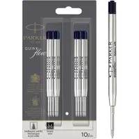 Parker balpenvulling - medium punt - zwarte QUINKflow-inkt - 10 stuks