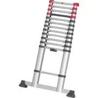 Hailo Ladder | | 3.8 meter (13 treden, Inschuifbaar, Muurbeschermer)