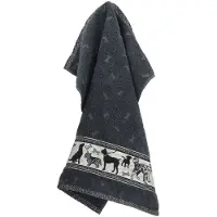 Bunzlau Castle Keukendoek Dogs Anthracite