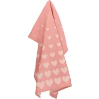 Bunzlau Castle Theedoek HEARTS PINK