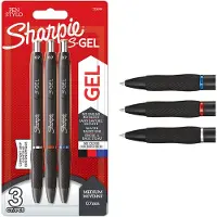 Sharpie Intrekbaar Gelpen Kleurenassortiment 0,7 mm Medium Rollerball 3 Stuks