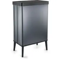Curver Verto High - Prullenbak 54L - Grijs Blauw - 44x27x69cm