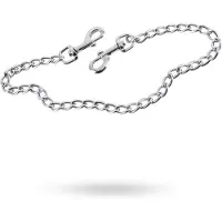 Zado - Bondage BDSM Schakel Ketting met Karabijn Haken voor Gehoorzaamheid – Zilver