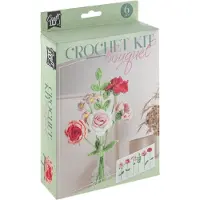 Creative Craft Group Haakset Bloemen Boeket Roze 21x16x5cm