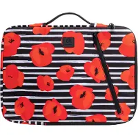 Exacompta laptophoes 15-16 inch poppy, gewatteerd met hoekbescherming, uitschuifbaar handvat, 58% gerecycled