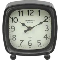 Decostar Countryfield Tafelklok Odell wit/zwart |