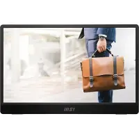 MSI Draagbare Monitor - - PRO MP161 E2U - 15,6 inch - Full HD 1920x1080 - Oogvriendelijke Technologie