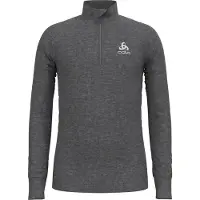 Odlo Ondershirt Kids BL Top Turtle Neck LS Half Zip Active Steel Grey Melange-Maat 116