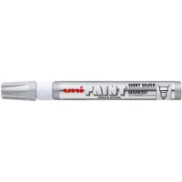 Uni Mitsubishi Pencil Uni PX-20 Shiny Silver Paint Marker - 2.2 - 2.8 mm verfstift op oliebasis