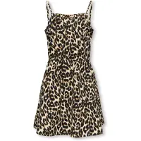 ONLY GIRLS Jurk ecru / karamel / zwart