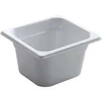 Hendi Melamine bak – Enkel container – GN 1/6 – 176x162x100 mm – Hygiënisch en stootvast