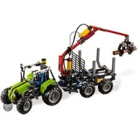 LEGO Technic Tractor met boomstammentrailer - 8049