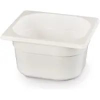 Hendi Gastronormbak – polycarbonaat – 1,6L – wit – 176x162x100 mm