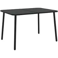 vidaXL Tuintafel 110x80x71 cm staal antracietkleurig