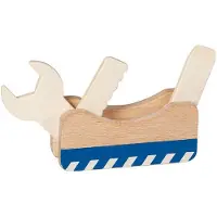 Goki Multitool - - Model 58405 - Multifunctioneel 3-in-1 gereedschap - Van hout - Voor kinderen