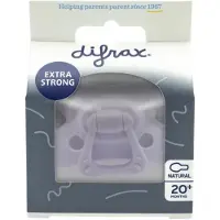 Difrax 2x Fopspeen Natural 18+m Lila Amethyst