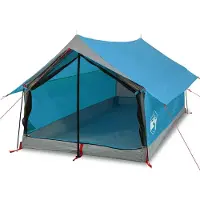 vidaXL Tent 2-persoons waterdicht blauw