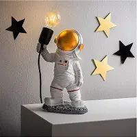 Opviq , Astronaut - 1, Bureaulamp, 100% polyester, meerkleurig, 32 x 15 x 32 cm
