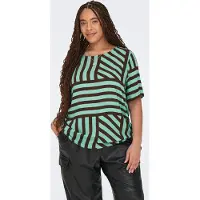 ONLY Carcaylee Top Dames Brown - turquoise 54